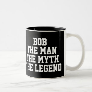 Bob: Mann, Myth, Legende, Schwarz Zweifarbige Tasse