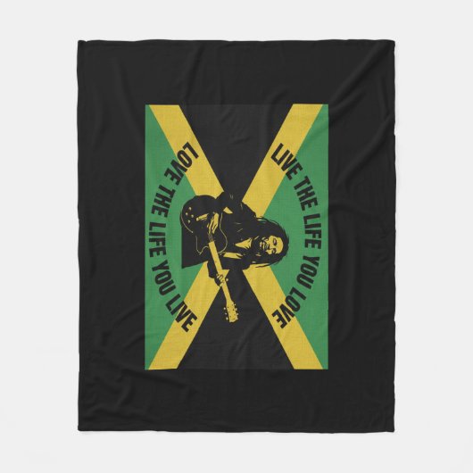 Bob Marley Fleece Blanket (Vorderseite)