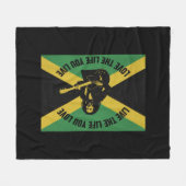 Bob Marley Fleece Blanket (Vorderseite (Horizontal))
