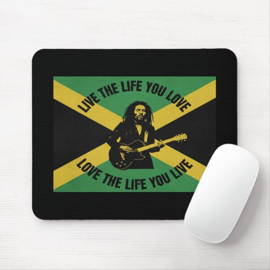 Bob Marley Mouse Pad Mousepad (Mit Mouse)