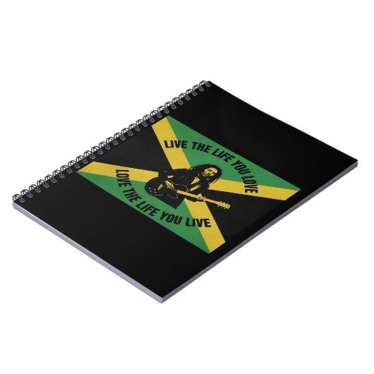 Bob Marley Notebook Notizblock (Linke Seite)