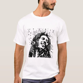 Bob Marley Pixel Cuadrado T-Shirt