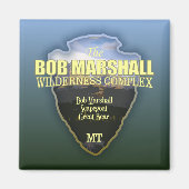 Bob Marshall Wilderness Complex (arrowhead) Magnet (Vorne)