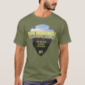 Bob Marshall Wilderness Complex (arrowhead) T-Shirt (Vorderseite)