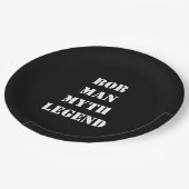 Bob: Mensch, Mythos, Legende, Pappteller (Schrägansicht)