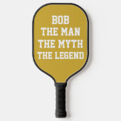 Bob: Mensch, Mythos, Legende, Pickleball Schläger (Vorderseite)