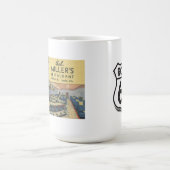 Bob-Miller Postkarten-Tasse des Restaurant-Weg-66 Kaffeetasse (Mittel)