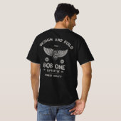 Bob One Motorrad T - Shirt Style (Schwarz voll)