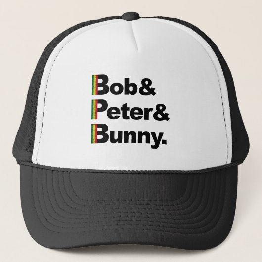 Bob&Peter&Bunny Truckerkappe (Vorderseite)
