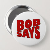 Bob sagt button (Vorne & Hinten)