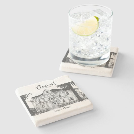 Bob Smith Claremont Collection - Stone Untersetzer (Seitenansicht)