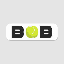 Bob Tennis Namensschild
