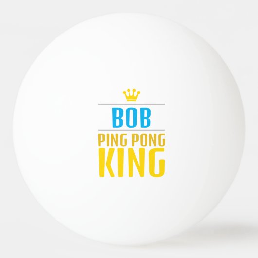 Bob Tischtennisball (Vorderseite)