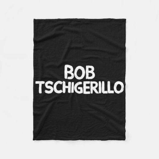 Bob Tschigerillo Fleecedecke (Vorderseite)