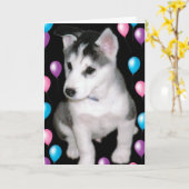 Bob und Ballone Karte (Gelbe Blume)