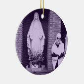 Bob und Mary-Verzierung Keramik Ornament (Rechts)