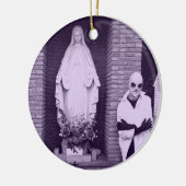 Bob und Mary-Verzierung Keramik Ornament (Links)