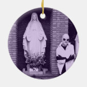 Bob und Mary-Verzierung Keramik Ornament (Hinten)