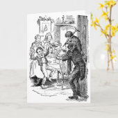 Bob und Tiny Tim Karte (Gelbe Blume)