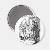 Bob und Tiny Tim Magnet (Vorderseite/Rückseite)