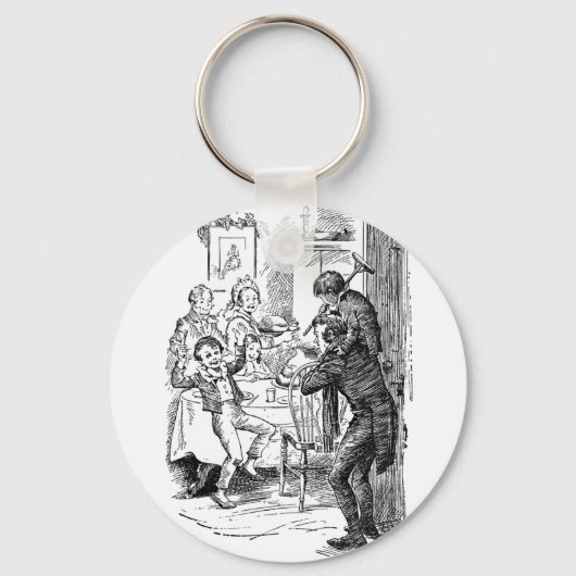 Bob und Tiny Tim Schlüsselanhänger (Vorderseite)