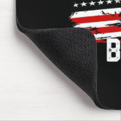 Bob USA Flagge Personalisiert 4. Juli Bob Mousepad (Ecke)