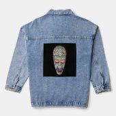 Bob, warum das lange Gesicht? Mosaikmaske Jeansjacke (Rückseite)