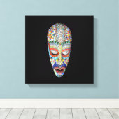 Bob, warum das lange Gesicht? Mosaikmaske Leinwanddruck (Insitu (Holzboden))