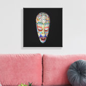 Bob, warum das lange Gesicht? Mosaikmaske Leinwanddruck (Insitu (Wohnzimmer))