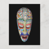 Bob, warum das lange Gesicht? Mosaikmaske Postkarte (Vorderseite)