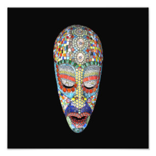 Bob, Warum der lange Gesichtsausdruck? Mosaikmaske Fotodruck