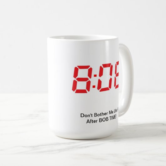 Bob-Zeit-Tasse Kaffeetasse (VorderseiteRechts)