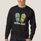 Boba Bae - Bubble Tea Kawaii Boba Tea Liebe Sweatshirt (Vorderseite)