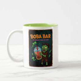 Boba Bar – Das Lieblingsgetränk der Untoten! Kaffe Zweifarbige Tasse