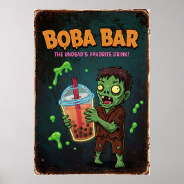 Boba Bar – Das Lieblingsgetränk der Untoten! Poste Poster