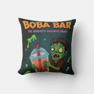 Boba Bar – Der Lieblingsdrink der Untoten! Kissen