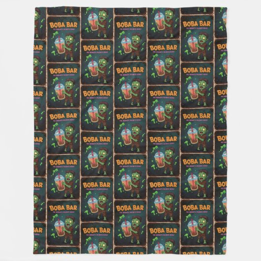Boba Bar – Fleece Blanket (Vorderseite)