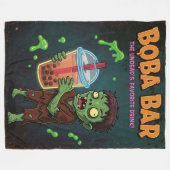 Boba Bar – Fleece Blanket (Vorderseite (Horizontal))
