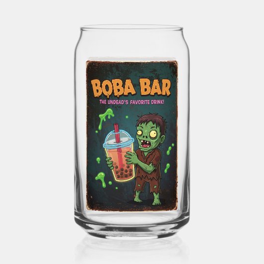 Boba Bar – The Undead’s Favorite Drink! Dosenglas (Vorderseite)