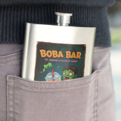 Boba Bar – The Undead’s Favorite Drink! Flask Flachmann (Beispiel)