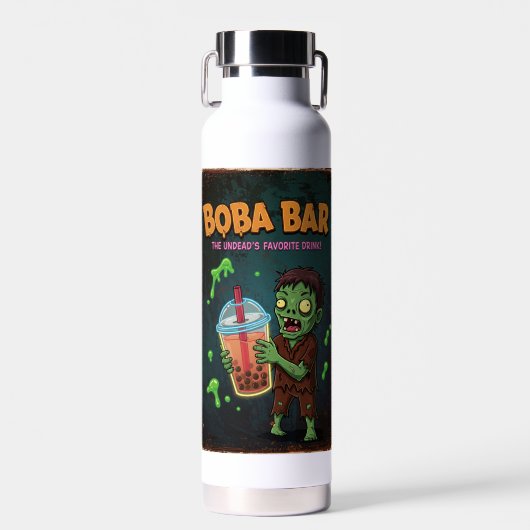 Boba Bar – The Undead’s Favorite Insulated Bottle Trinkflasche (Vorne)