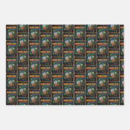 Boba Bar – Wrapping Paper Flat Sheet Set of 3 Geschenkpapier Set