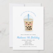 Boba Blasen-Tee-Party Einladung (Vorderseite)