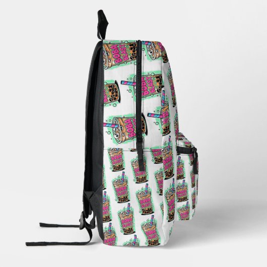Boba Blast – Sip or Die! Backpack Bedruckter Rucksack (Links)