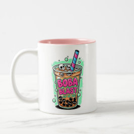 Boba Blast – Sip or Die! Coffee Mug Zweifarbige Tasse