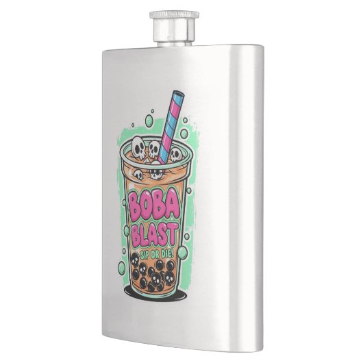 Boba Blast – Sip or Die! Flask Flachmann (Links)