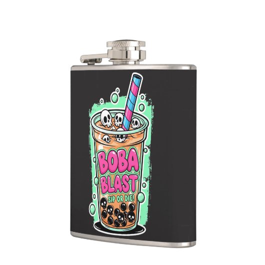 Boba Blast – Sip or Die! Flask Flachmann (Links)