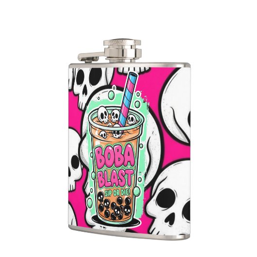 Boba Blast – Sip or Die! Flask Flachmann (Links)