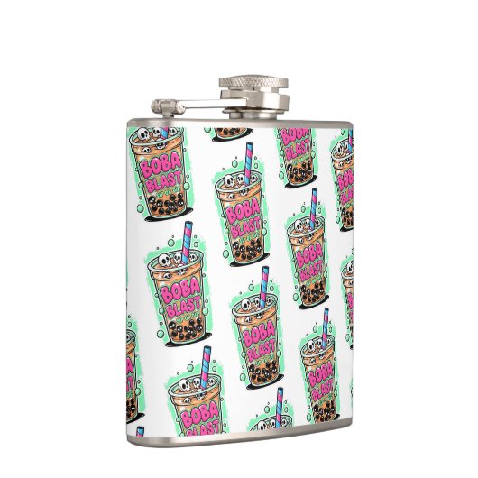 Boba Blast – Sip or Die! Flask Flachmann (Rechts)