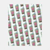 Boba Blast – Sip or Die! Fleece Blanket (Vorderseite)